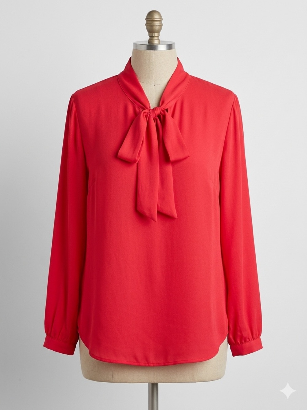 Fashion to Figure Tie-Neck Blouse